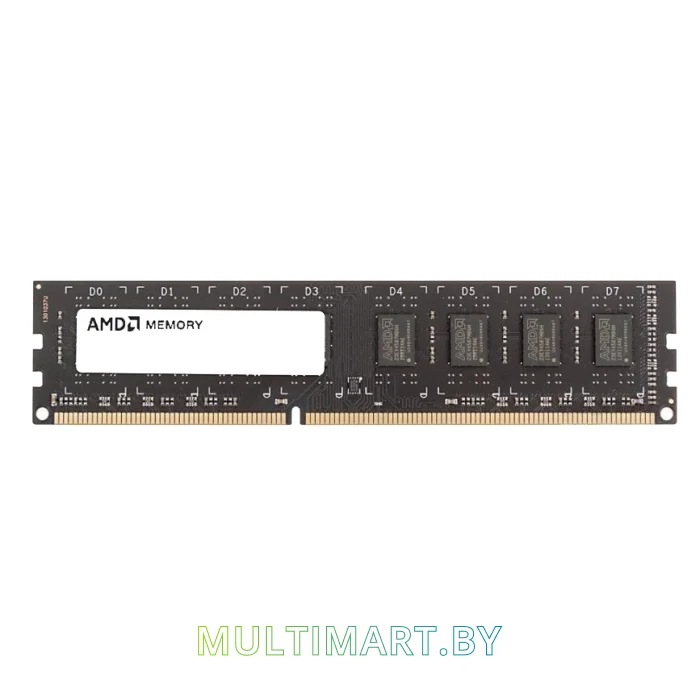 Оперативная память AMD Radeon R5 Entertainment 4GB DDR3 PC3-12800 (R534G1601U1SL-UO)